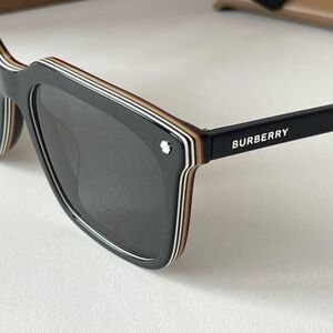 ⏰️24Hr Sale: Burberry Stripe Black Sunglasses
